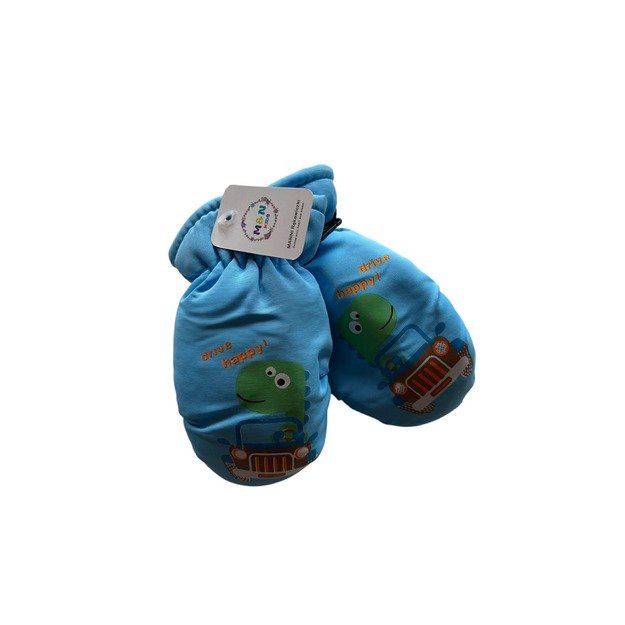 Neperšlampančios pirštinės DINO - mėlynos