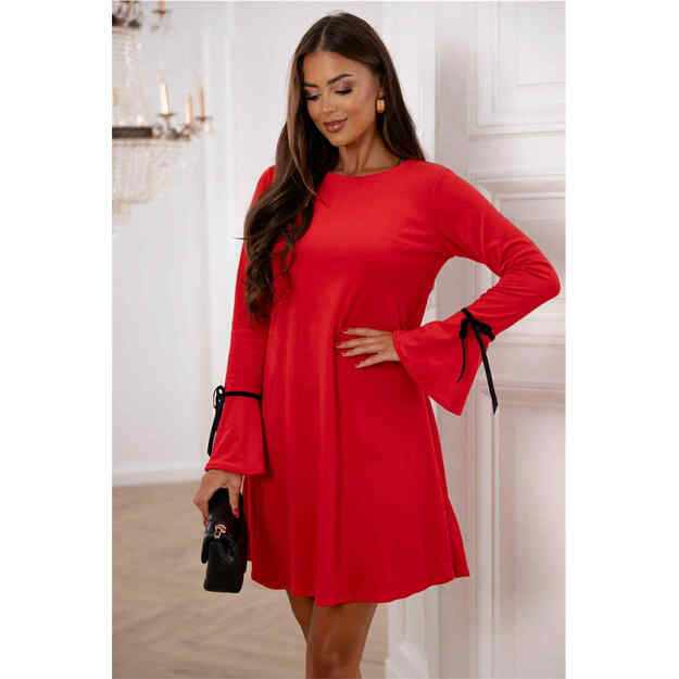 Aksominė suknelė VELVET - raudona 1