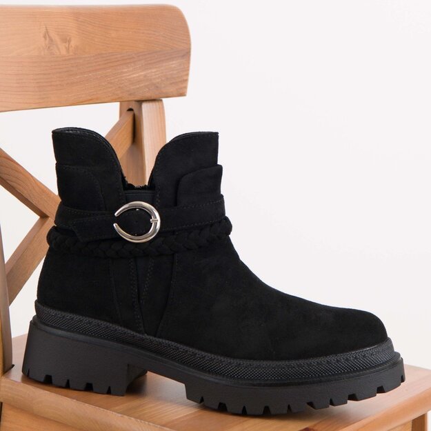 Zomšiniai trumpi auliniai batai KAYLA  1