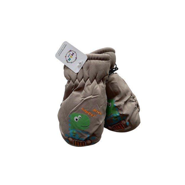 Neperšlampančios pirštinės DINO - rudos