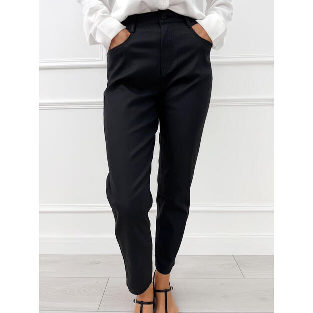 Dirbtinės odos kelnės DAYSIE C9279 MOM 