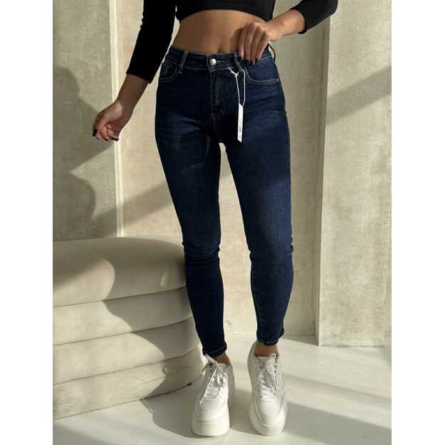 Skinny tamsiai mėlyni džinsai M.SARA 3