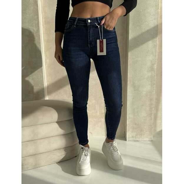 Skinny tamsiai mėlyni džinsai M.SARA