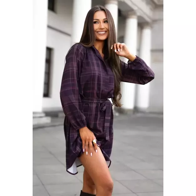 Languota suknelė WILD - Bordo 2