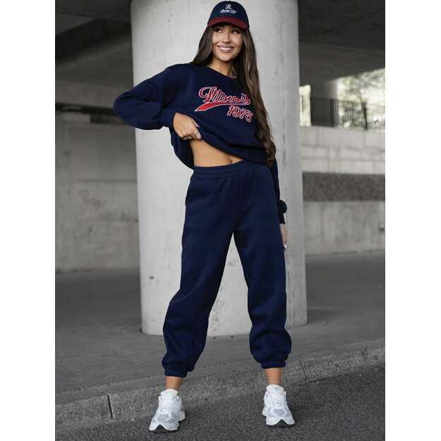 Medvilninis komplektas su pašiltinimu Street Glow - Mėlynas 3