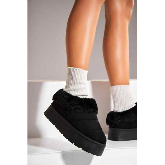 UGG stiliaus aulinukai - šlepetės SEASTAR - juodos 1