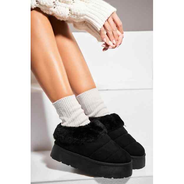 UGG stiliaus aulinukai - šlepetės SEASTAR - juodos 2