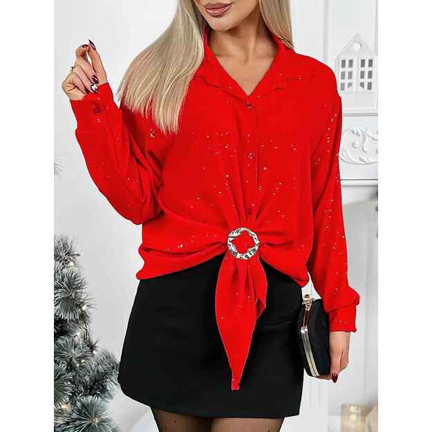 Palaidinė - marškiniai ZAFIRA - Raudona