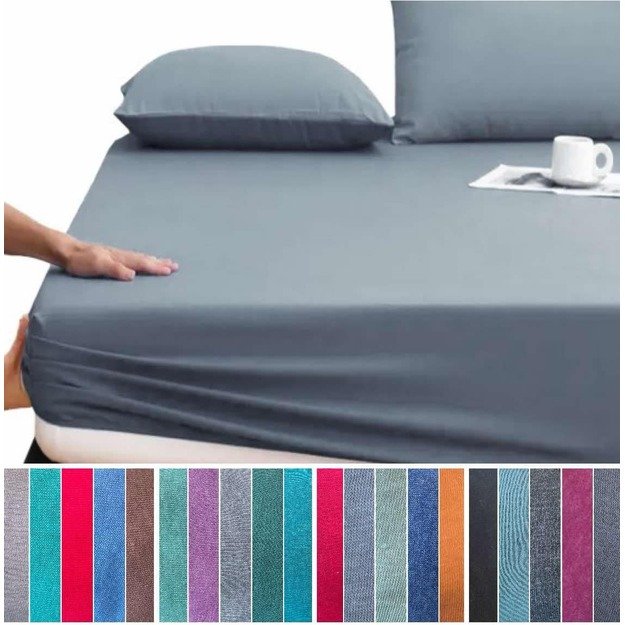 Paklodė su guma 90x200cm