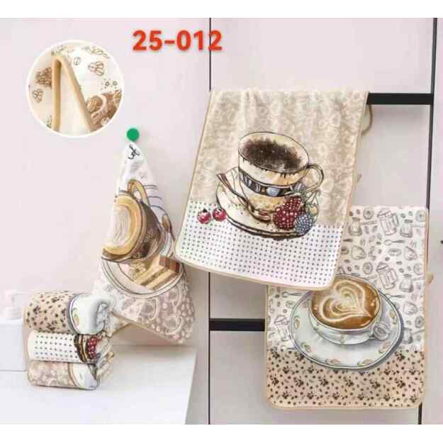 Virtuvinis rankšluostis 60x40cm LATTE