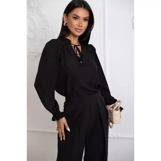 Elegantiška palaidinė EMILIE - Juoda 1