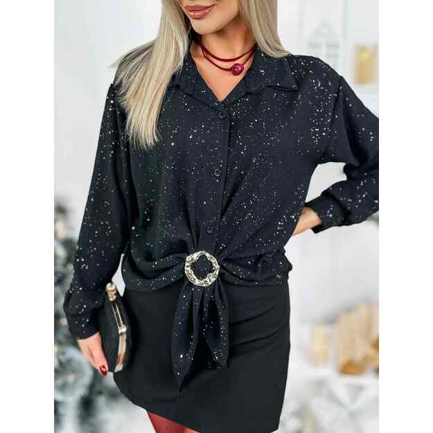 Palaidinė - marškiniai ZAFIRA - Juoda