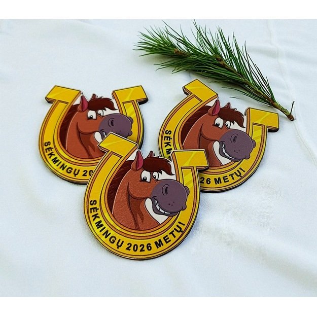 Magnetas su arkliu Sėkmingų 2026 metų 2