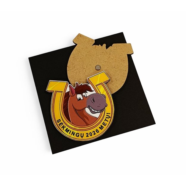 Magnetas su arkliu Sėkmingų 2026 metų 1