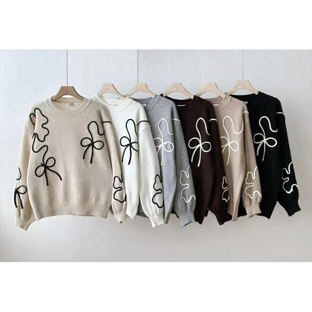 Megztinis WEIWEI su raštu