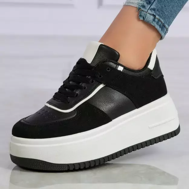 Juodi platforminiai sportiniai bateliai SEASTARBLUE 1